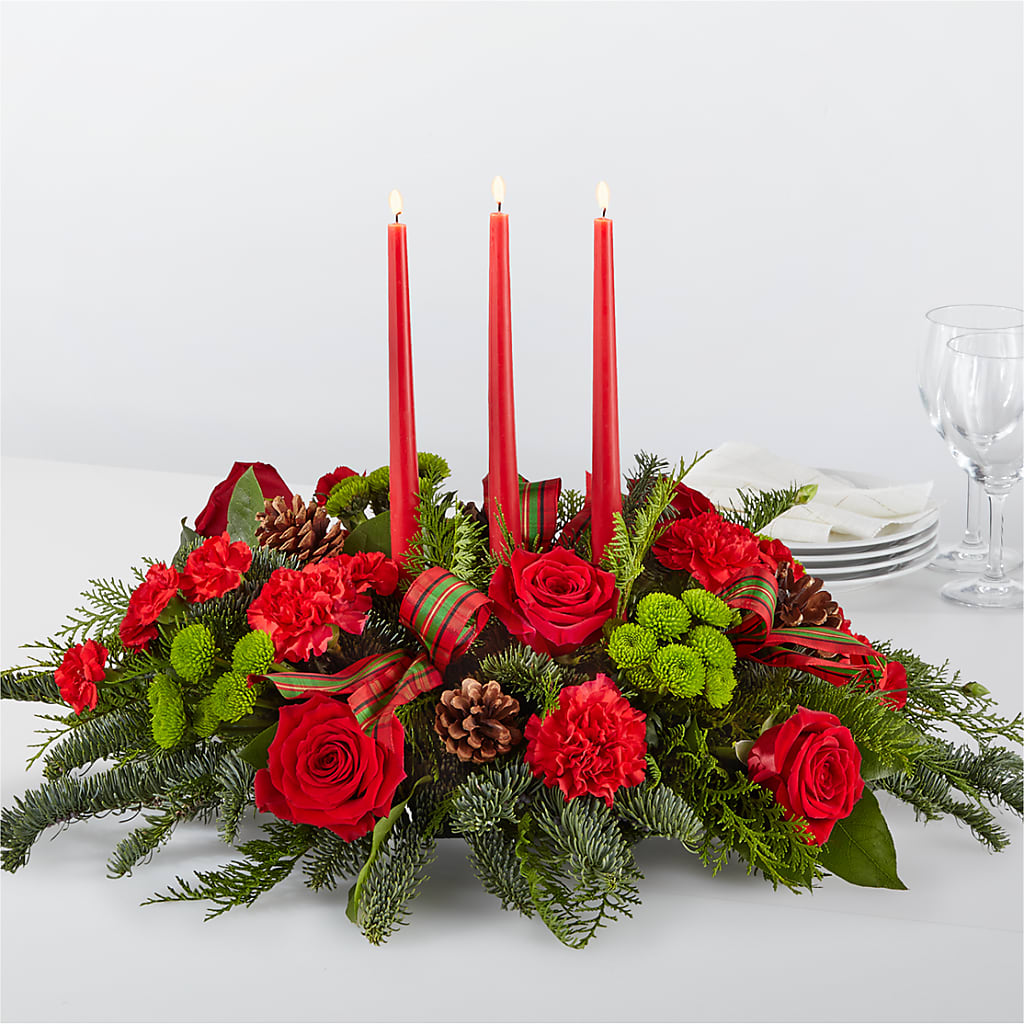 By the Candlelight Centerpiece – CLARKSON FLOWERS & GIFTS, Mississauga ON