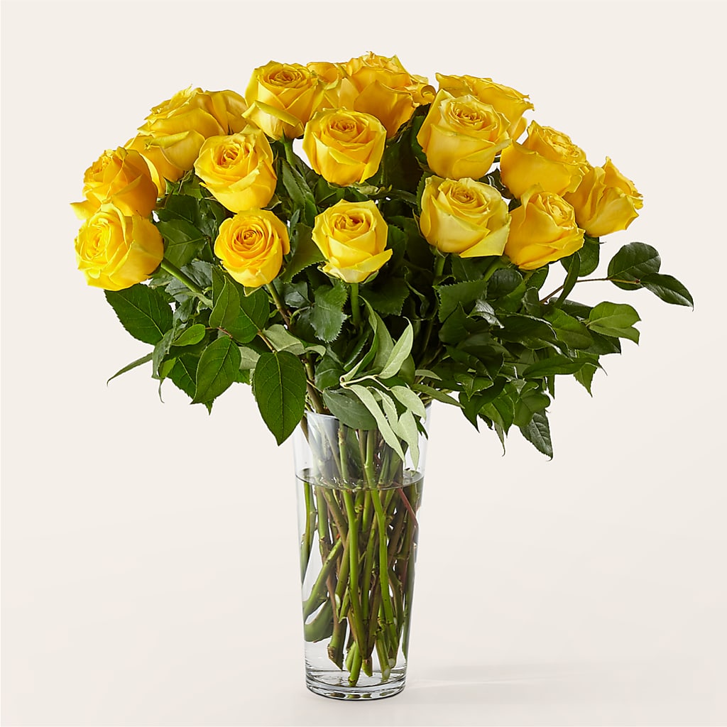 Long Stem Yellow Rose Bouquet – CLARKSON FLOWERS & GIFTS, Mississauga ON