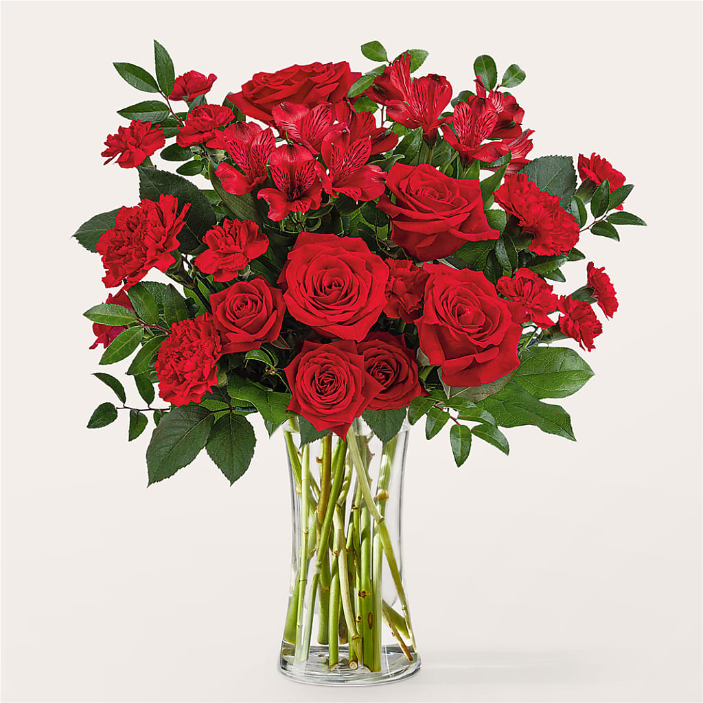 Brilliant Ruby Bouquet – CLARKSON FLOWERS & GIFTS, Mississauga ON