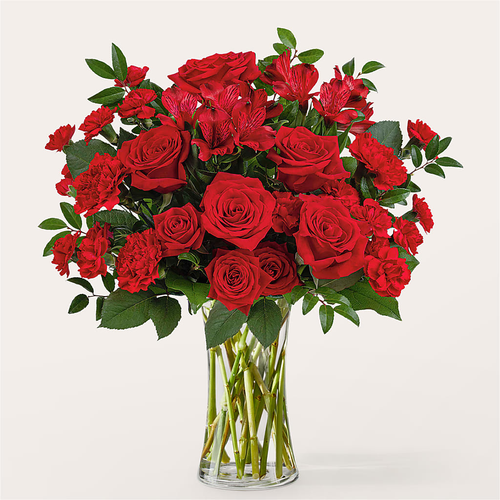 Brilliant Ruby Bouquet – CLARKSON FLOWERS & GIFTS, Mississauga ON