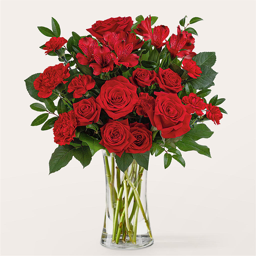Brilliant Ruby Bouquet – CLARKSON FLOWERS & GIFTS, Mississauga ON