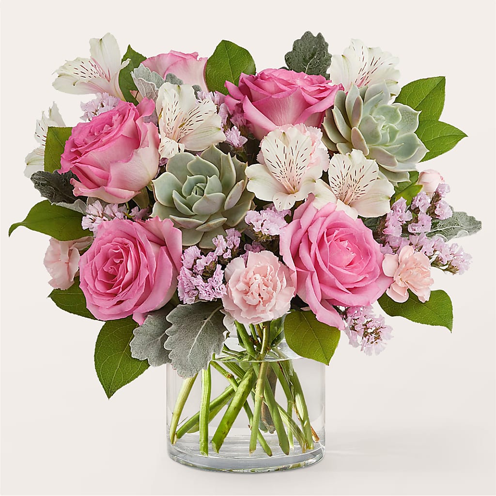 Dusty Rose Bouquet – CLARKSON FLOWERS & GIFTS, Mississauga ON