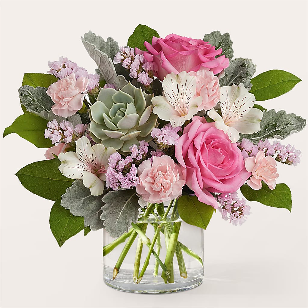 Dusty Rose Bouquet – CLARKSON FLOWERS & GIFTS, Mississauga ON