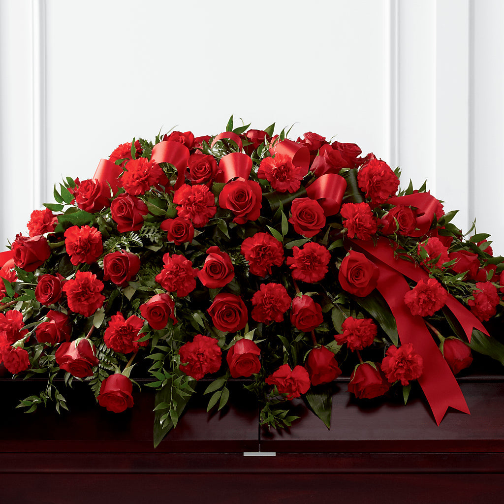 Tribute of Life Casket Spray – CLARKSON FLOWERS & GIFTS, Mississauga ON