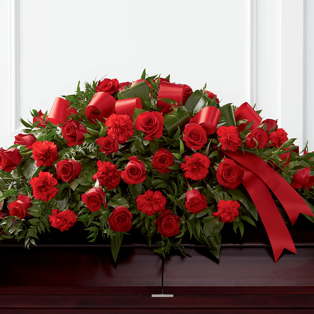 Tribute of Life Casket Spray – CLARKSON FLOWERS & GIFTS, Mississauga ON