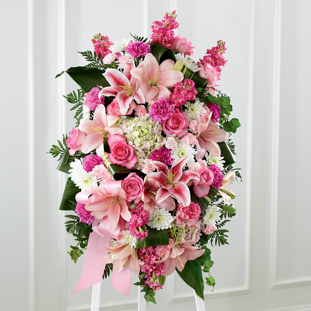 Comforting Standing Spray – CLARKSON FLOWERS & GIFTS, Mississauga ON