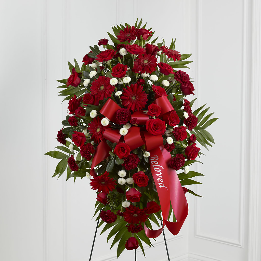 Treasured Memories Standing Spray – CLARKSON FLOWERS & GIFTS, Mississauga ON
