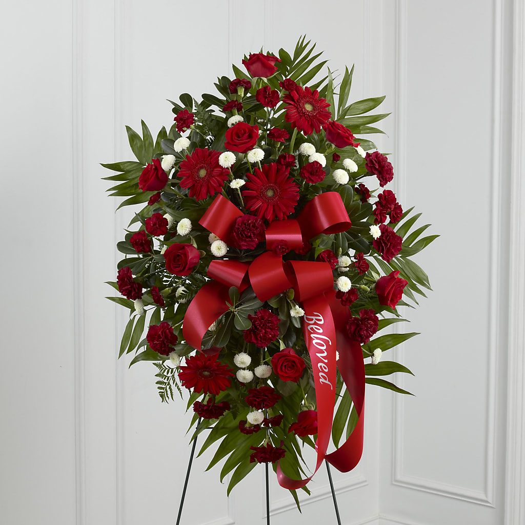 Treasured Memories Standing Spray – CLARKSON FLOWERS & GIFTS, Mississauga ON