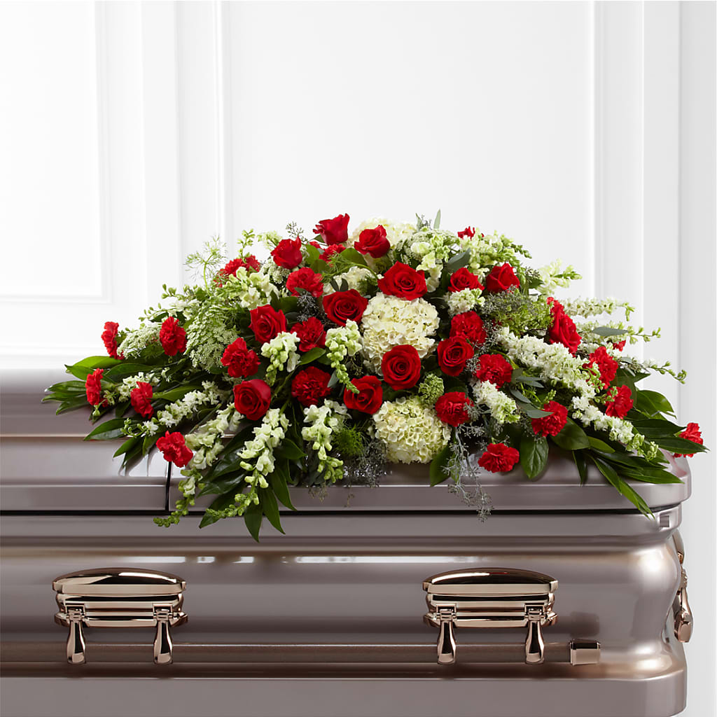Sincerity Casket Spray – CLARKSON FLOWERS & GIFTS, Mississauga ON