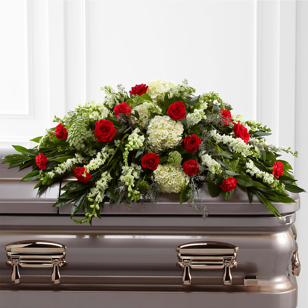 Sincerity Casket Spray – CLARKSON FLOWERS & GIFTS, Mississauga ON