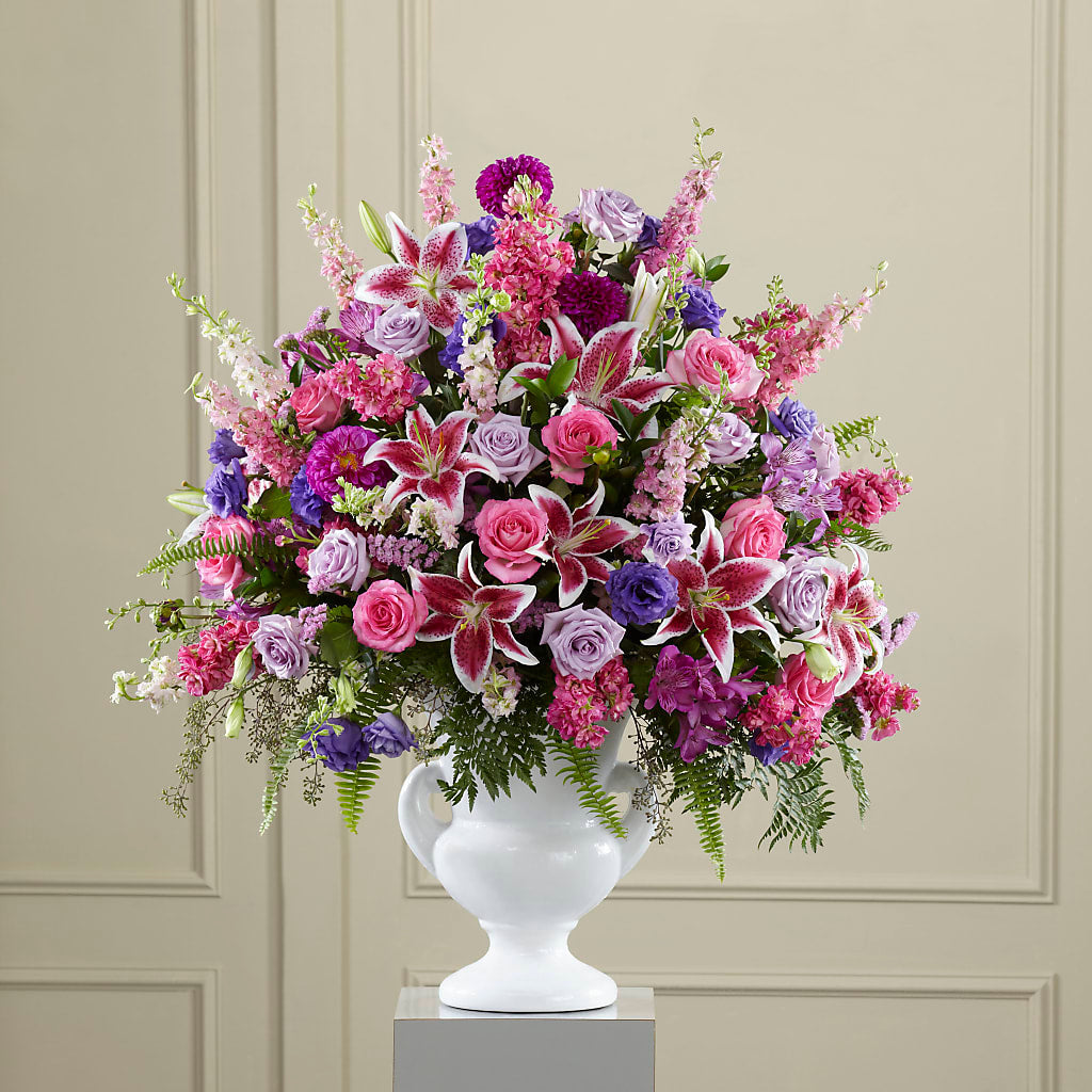 Peaceful Tribute Arrangement – CLARKSON FLOWERS & GIFTS, Mississauga ON