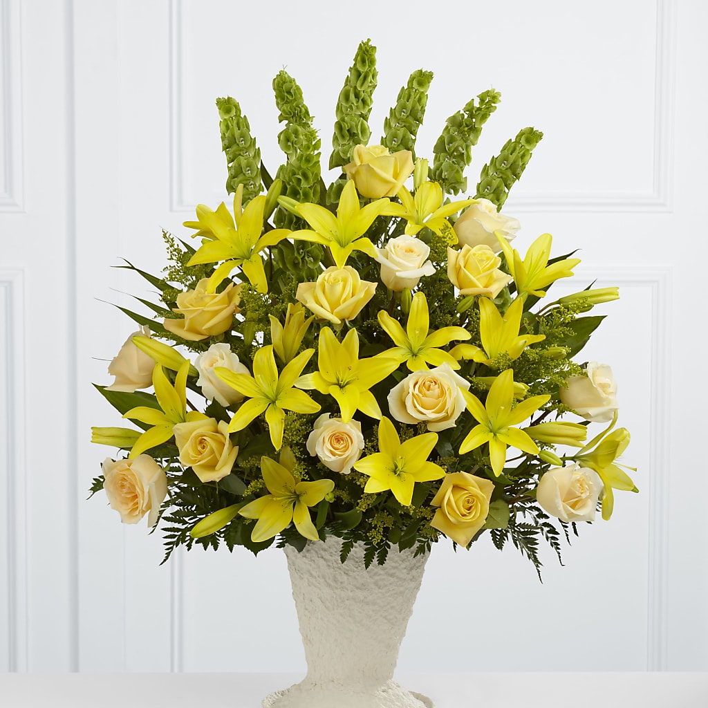 Golden Memories Arrangement – CLARKSON FLOWERS & GIFTS, Mississauga ON