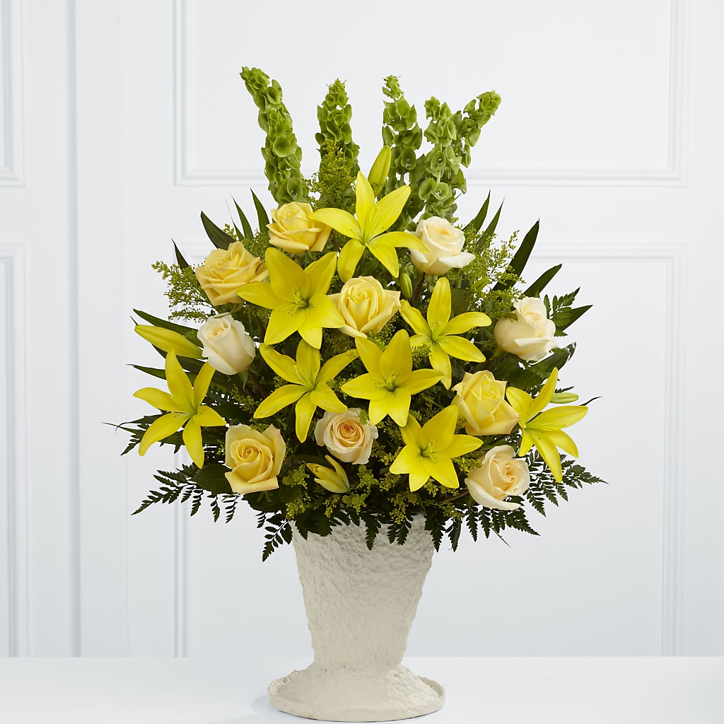 Golden Memories Arrangement – CLARKSON FLOWERS & GIFTS, Mississauga ON