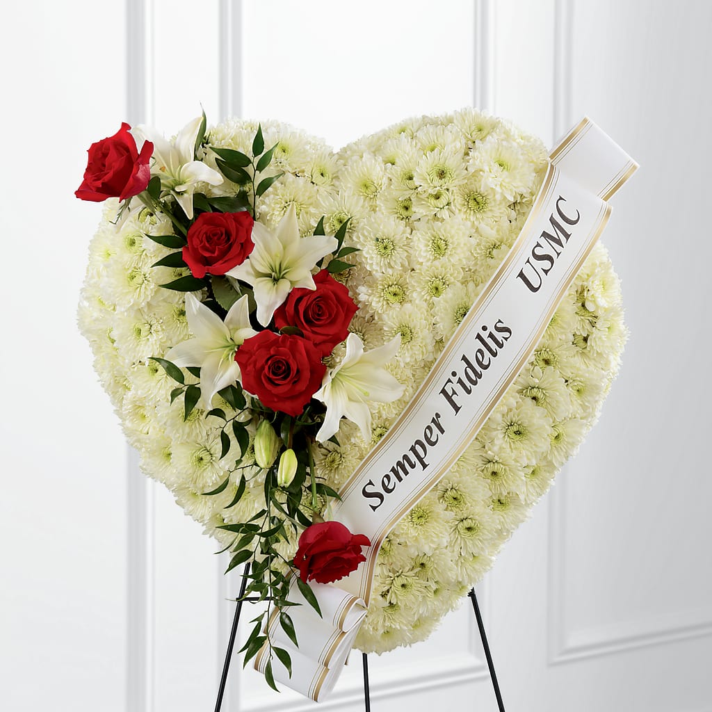Heartfelt Hero Standing Heart – CLARKSON FLOWERS & GIFTS, Mississauga ON