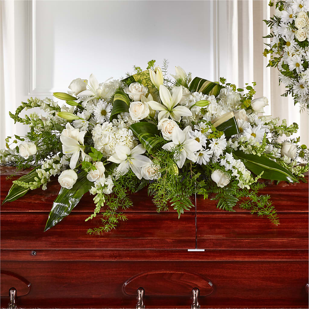 Abundance Casket Spray – CLARKSON FLOWERS & GIFTS, Mississauga ON