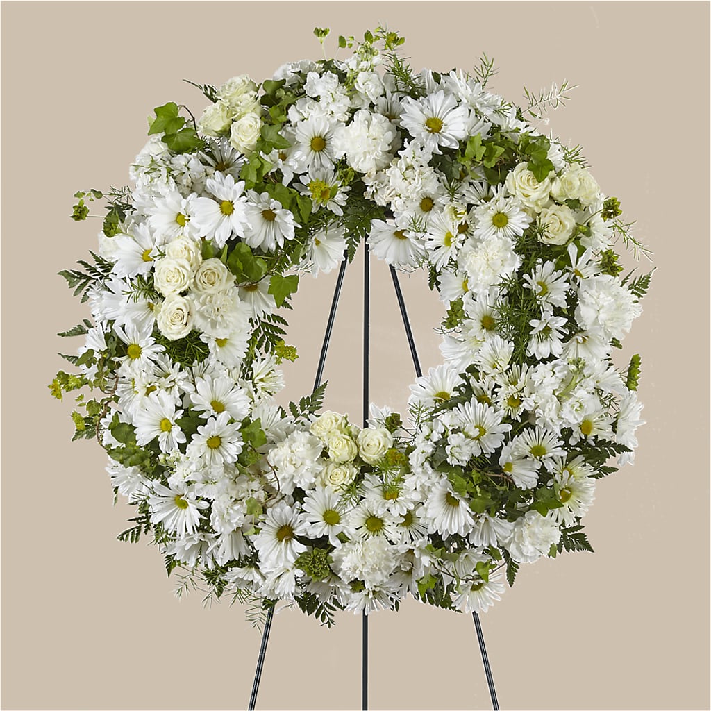 Faithful Wishes Wreath – CLARKSON FLOWERS & GIFTS, Mississauga ON