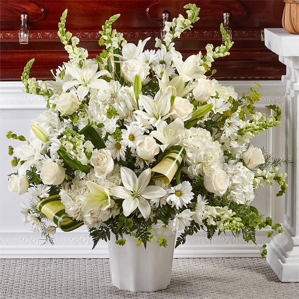 Thoughts of Tranquility Floor Basket – CLARKSON FLOWERS & GIFTS, Mississauga ON