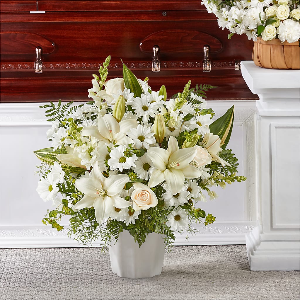 Thoughts of Tranquility Floor Basket – CLARKSON FLOWERS & GIFTS, Mississauga ON