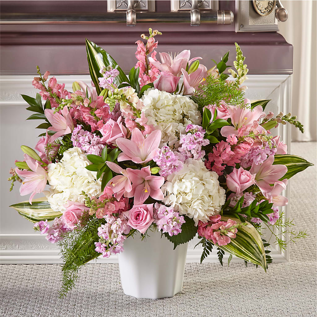 Simply Serene Floor Basket – CLARKSON FLOWERS & GIFTS, Mississauga ON