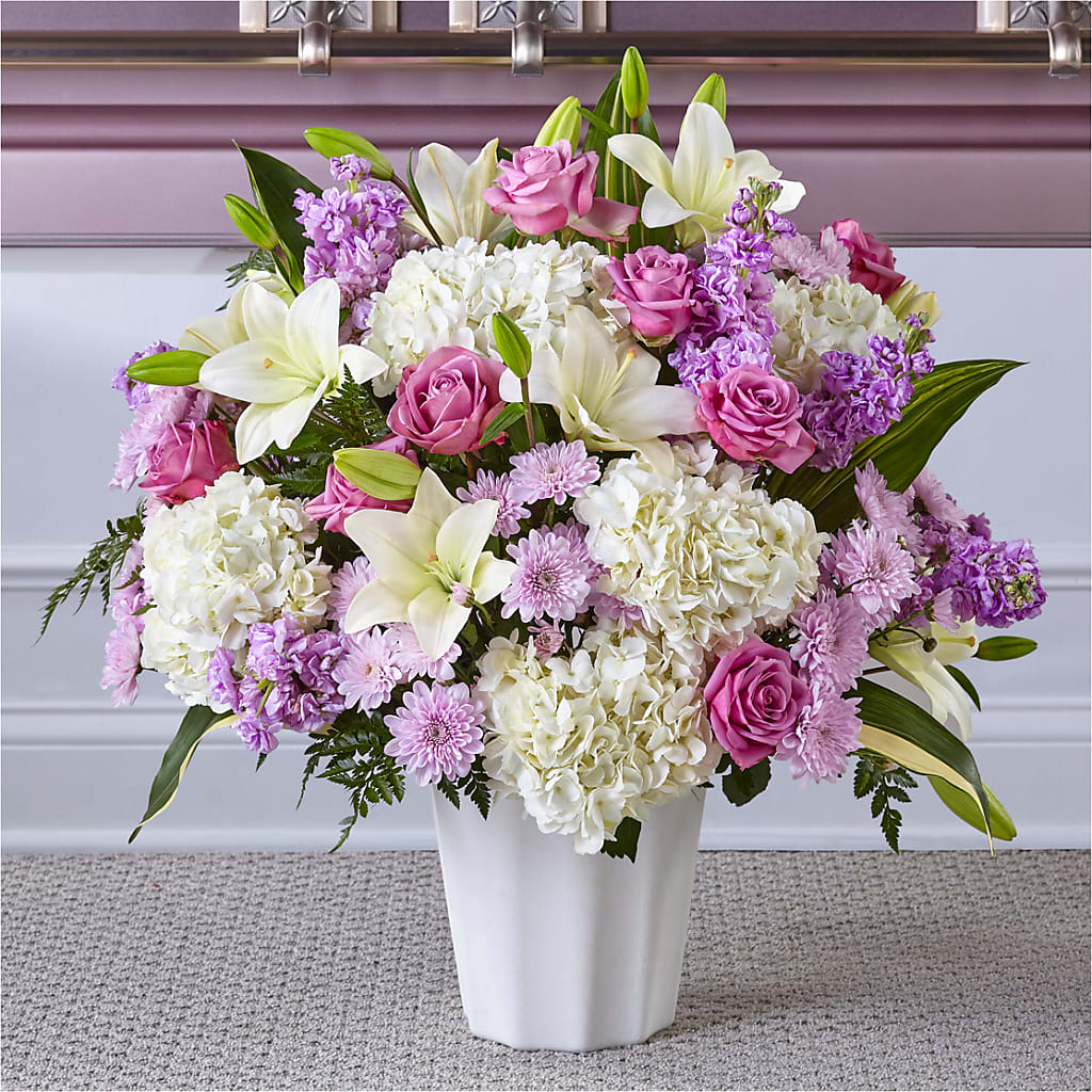 Heaven Sent Floor Basket – CLARKSON FLOWERS & GIFTS, Mississauga ON