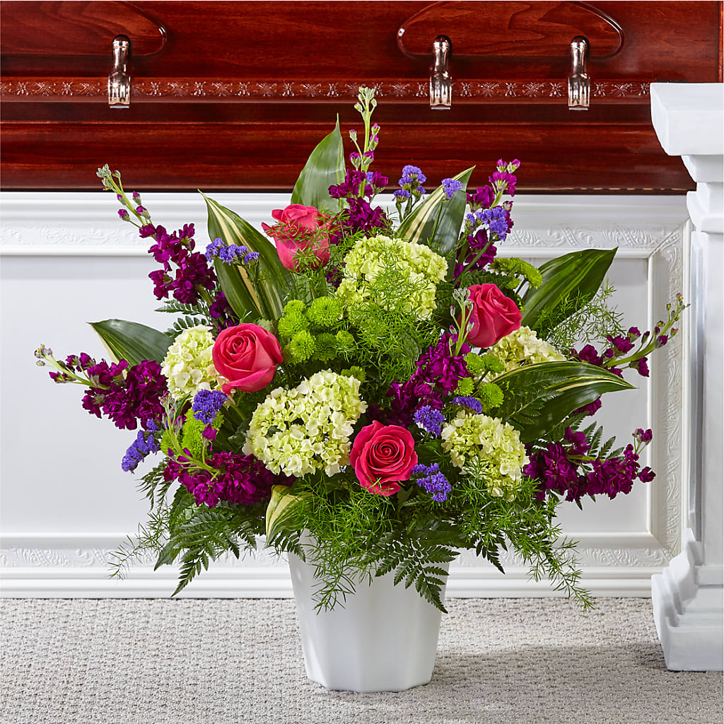 Beautiful Horizons Floor Basket – CLARKSON FLOWERS & GIFTS, Mississauga ON