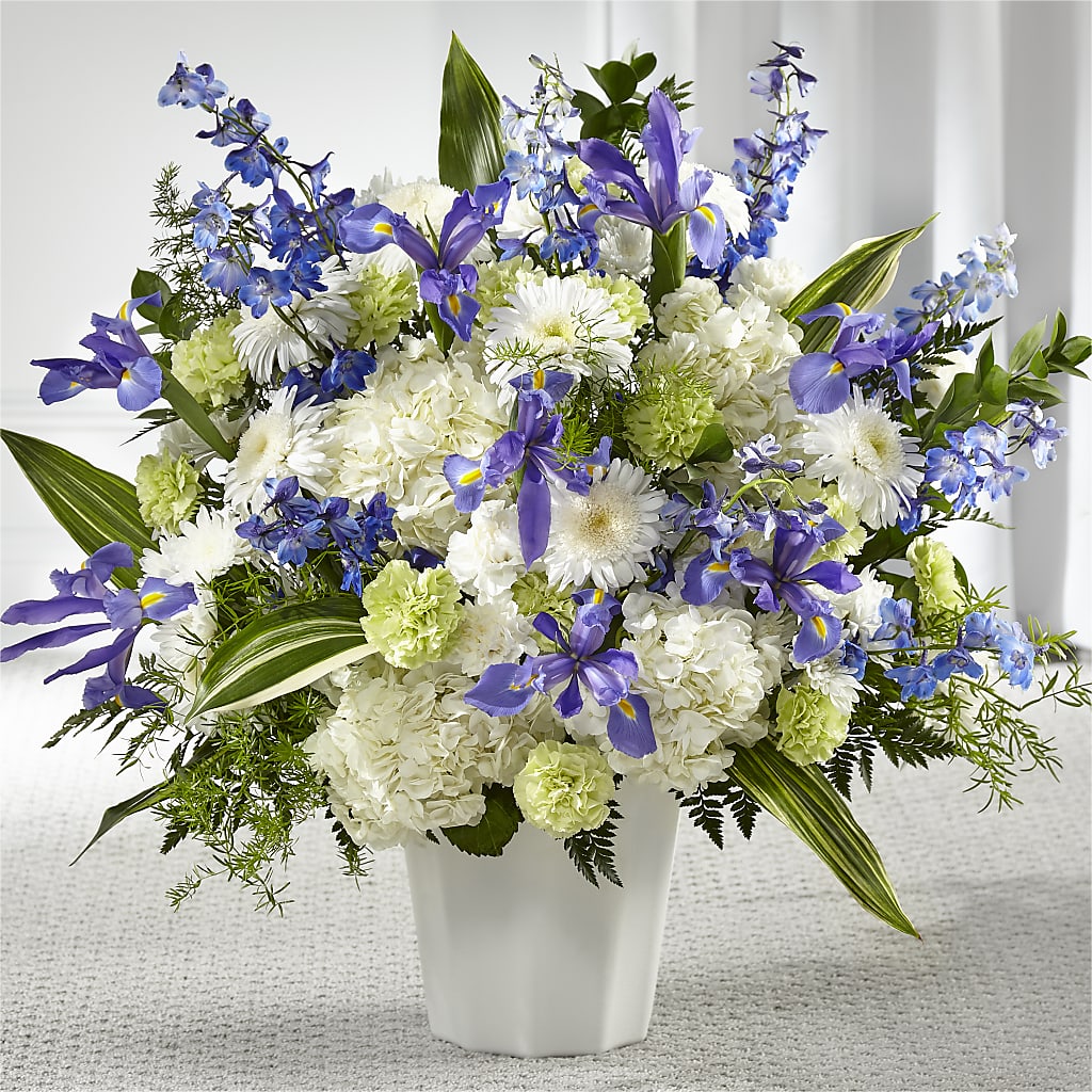 Soft Serenity Floor Basket – CLARKSON FLOWERS & GIFTS, Mississauga ON