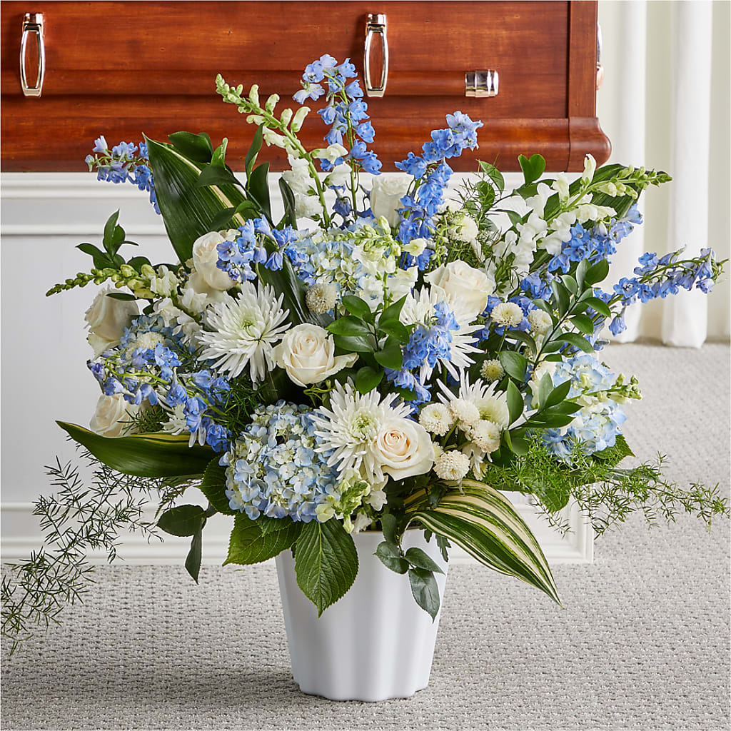 Everlasting Memories Floor Basket – CLARKSON FLOWERS & GIFTS, Mississauga ON
