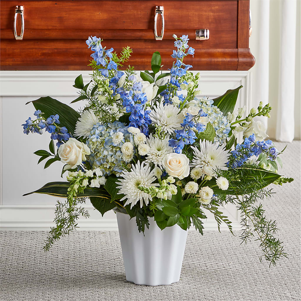 Everlasting Memories Floor Basket – CLARKSON FLOWERS & GIFTS, Mississauga ON