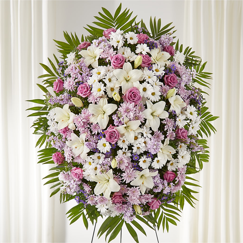 Surrounded by Love Standing Spray – CLARKSON FLOWERS & GIFTS, Mississauga ON