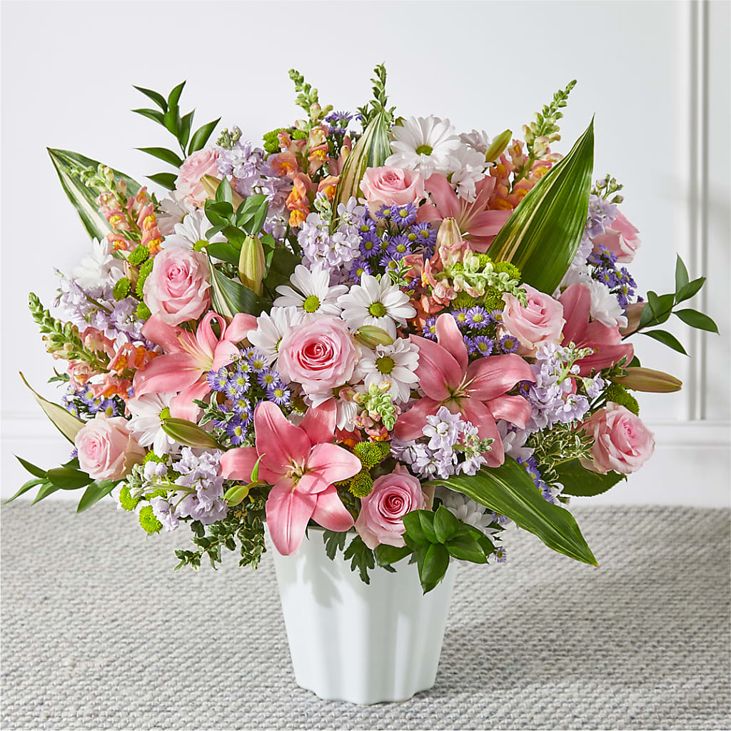 Abundant Compassion Floor Basket – CLARKSON FLOWERS & GIFTS, Mississauga ON