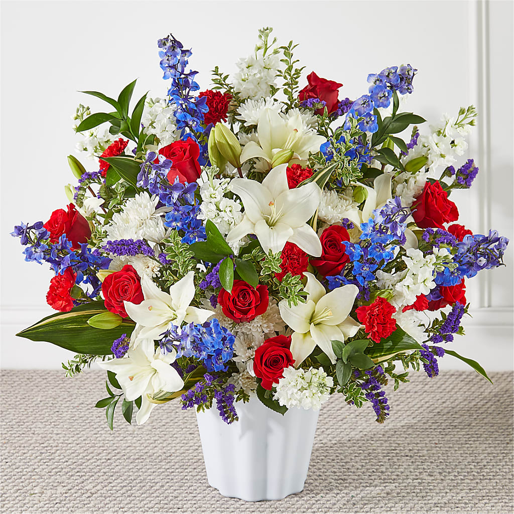 Consoled Floor Basket – CLARKSON FLOWERS & GIFTS, Mississauga ON