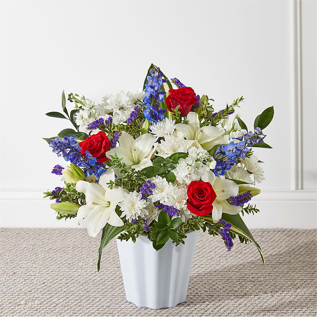 Consoled Floor Basket – CLARKSON FLOWERS & GIFTS, Mississauga ON