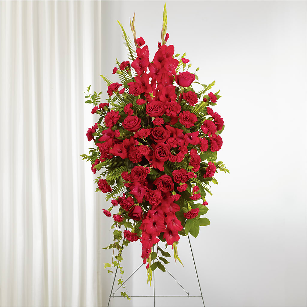 From the Heart Standing Spray – CLARKSON FLOWERS & GIFTS, Mississauga ON