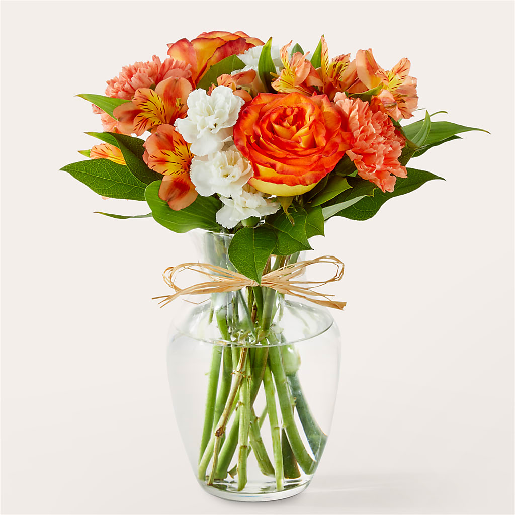Apricot Glow Bouquet – CLARKSON FLOWERS & GIFTS, Mississauga ON