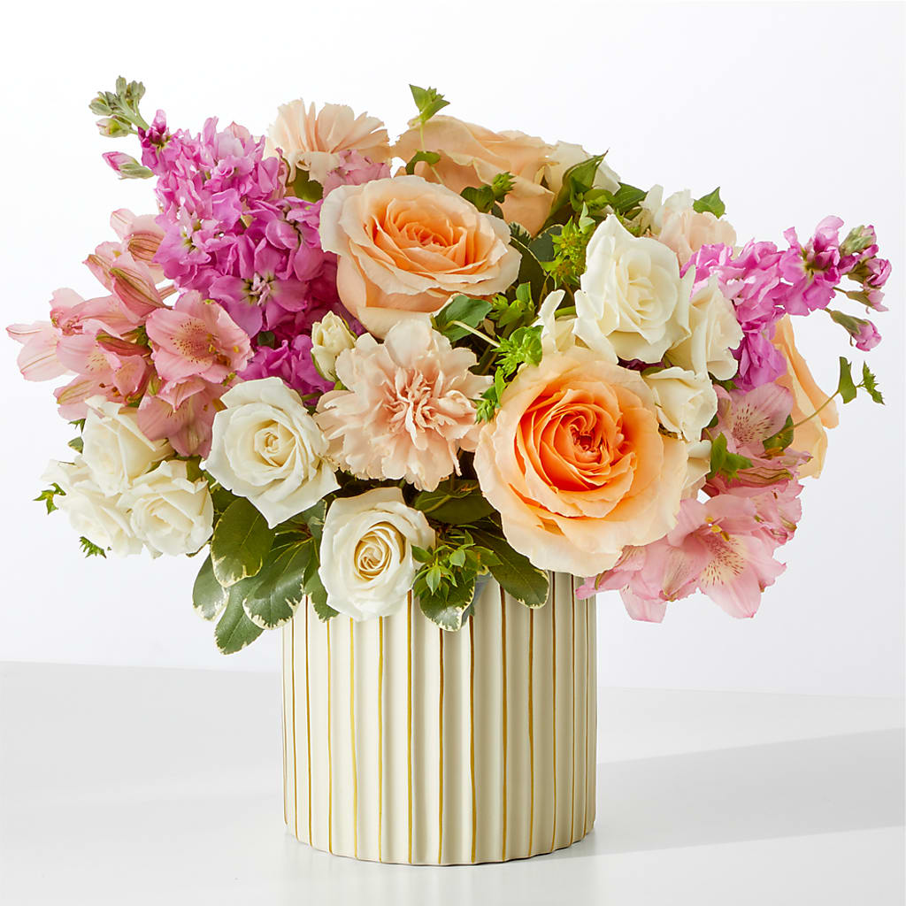 Paradise Bouquet with Ivory Vase – CLARKSON FLOWERS & GIFTS, Mississauga ON