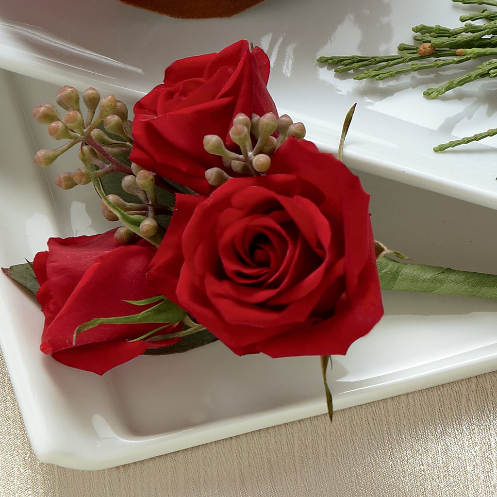 Red Spray Rose Boutonniere – CLARKSON FLOWERS & GIFTS, Mississauga ON