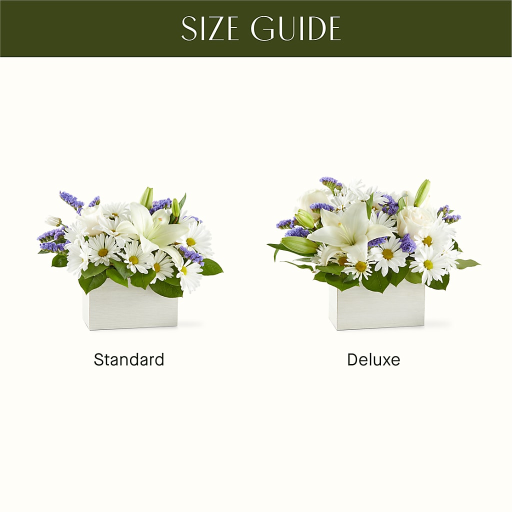 Beyond Blue Box Bouquet – CLARKSON FLOWERS & GIFTS, Mississauga ON