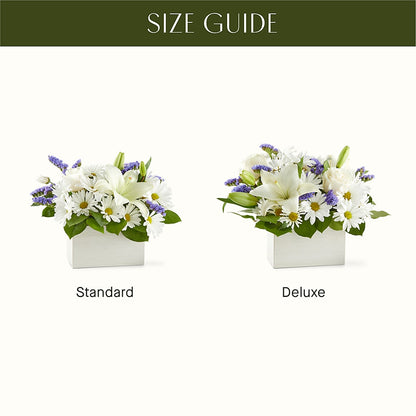 Beyond Blue Box Bouquet – CLARKSON FLOWERS & GIFTS, Mississauga ON