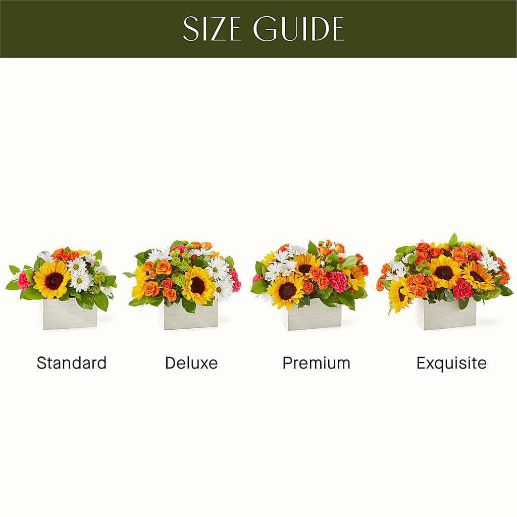 Sun-drenched Blooms Box Bouquet – CLARKSON FLOWERS & GIFTS, Mississauga ON