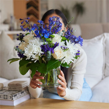 Cerulean Waves Bouquet – CLARKSON FLOWERS & GIFTS, Mississauga ON