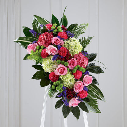 Refreshing Mix Standing Spray – CLARKSON FLOWERS & GIFTS, Mississauga ON