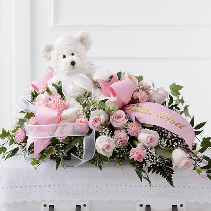 Touch of Sympathy Casket Spray – CLARKSON FLOWERS & GIFTS, Mississauga ON