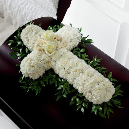 Peaceful Memories Casket Spray (Standard) – CLARKSON FLOWERS & GIFTS, Mississauga ON
