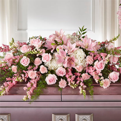 Life & Remembrance Casket Spray – CLARKSON FLOWERS & GIFTS, Mississauga ON