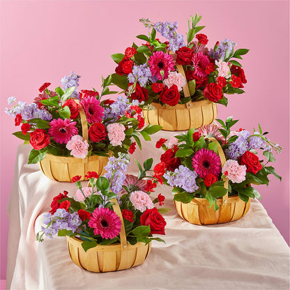 Pink Picnic Basket – CLARKSON FLOWERS & GIFTS, Mississauga ON