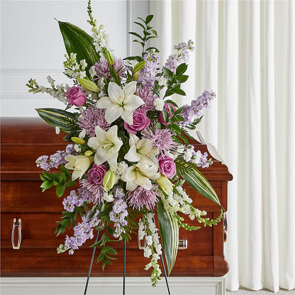 Grateful Hearts Standing Spray – CLARKSON FLOWERS & GIFTS, Mississauga ON