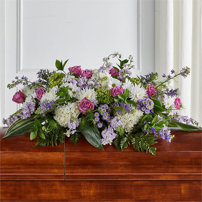 Meadows of Serenity Casket Spray – CLARKSON FLOWERS & GIFTS, Mississauga ON