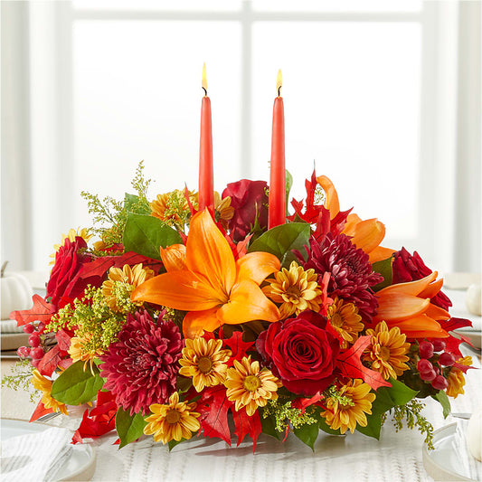 Autumn's Embrace Centerpiece – CLARKSON FLOWERS & GIFTS, Mississauga ON